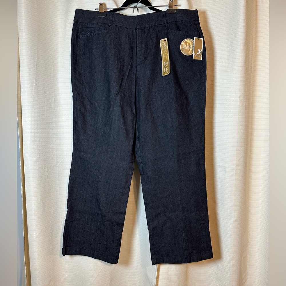JM Collection Dark Blue Trouser Pants 18WP